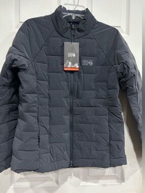 Mountain Hardwear Women's Medium Stretchdown Down Jacket Light Black NWT Grey